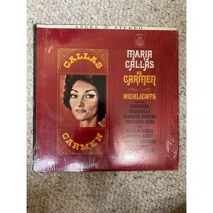 Maria Callas Bizet Carmen Highlights Vinyl LP Angel Records Stereo 36312 Opera